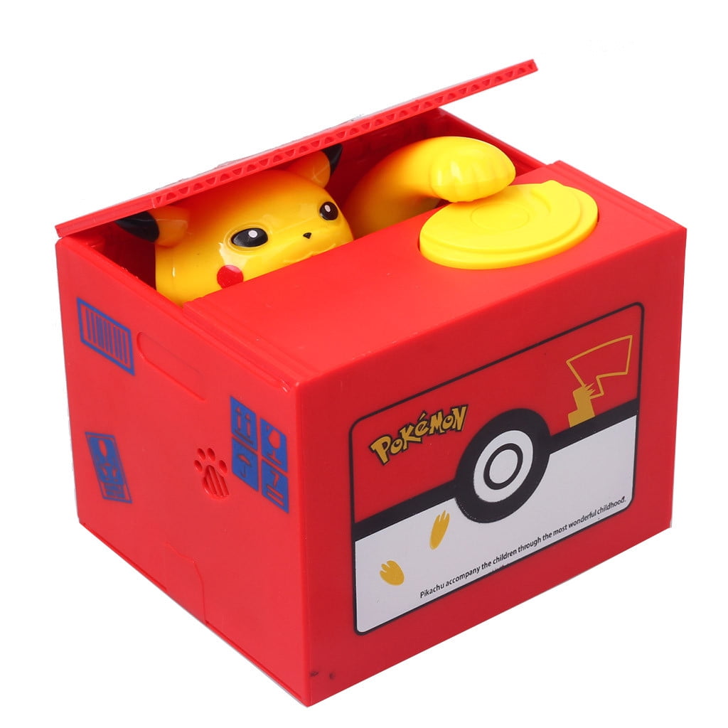 Pokemon Pikachu Piggy Bank Money Box Kids Savings Anime Gift Cute Kawaii 