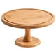 thumbnail image 2 of Cubierta de cúpula de pastel de bambú, tablero para de queso, soporte de Pedestal para postres, soporte para hornear pasteles y magdalenas, comercial, vacaciones, 10 pulgadas BLESIY Soporte de pedestal para pasteles, 2 of 7
