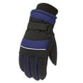 thumbnail image 2 of Dyfzdhu Winter Outdoor Kids Boys Girls Snow Skating Snowboarding Windproof Warm Ski Gloves Dark Blue, 2 of 3