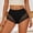 Black, variant on Women's Underwear High Waisted Tummy Control Breathable Stretch Hipster Briefs High Cut Soft Lightweight No Show Cheeky Briefs Blue XXXL