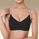 thumbnail image 2 of Brasier Mujer Tela de Mantequilla Bralette Cómodo sin Costuras para Push up, sin Relleno, sin Aros, Ligeramente Forrado, para Uso Diario Grande, 2 of 4