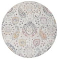 thumbnail image 2 of Safavieh Madison Hope Floral Area Rug, Gray/Gold, 3' x 3' Round, 2 of 13