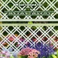 thumbnail image 5 of Yardgrace Raised Garden Bed with Trellis, Outdoor Resin Planter Box with Drainage & Water Gauge, Light Gray, 5 of 9