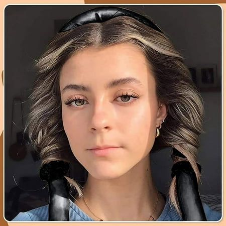 Heatless Curling Rod Headband, Heatless Curl Ribbon Head Band, No Heat