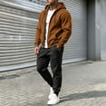 thumbnail image 6 of DYTTDG Men's 2-Piece Tracksuit Set, Full Zip Hooded Sweatshirt and Drawstring Jogger Pants, Casual Athletic Sweatsuit with Pockets for Daily Gym Wear S-XXXL, 6 of 8