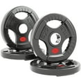 thumbnail image 1 of Soozier 4 x 11lbs Weight Plates Set, 2-Inch Barbell Weights Set, 1 of 10