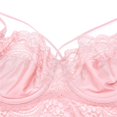 thumbnail image 2 of New French Style Ultra-Thin Floral Lace Underwear Unlined Multi-Shoulder Straps Bra, 2 of 5
