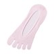 thumbnail image 1 of Zhuge Calcetines de dedo dividido para mujeres, talla media, 5 pares, rosa, muy adecuados para mujeres, 1 of 5