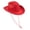 Red, variant on Cowboy Hats for Women and Men, Classic Kids Cowboy Hat, Western Headwear for Themed Parties, Halloween, Outdoor Traveling