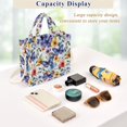 thumbnail image 5 of FORMRS Womens Corduroy Tote Bag Crossbody Shoulder Purse Handbag with Detachable Strap, Watercolor Butterfly Pattern, 5 of 7