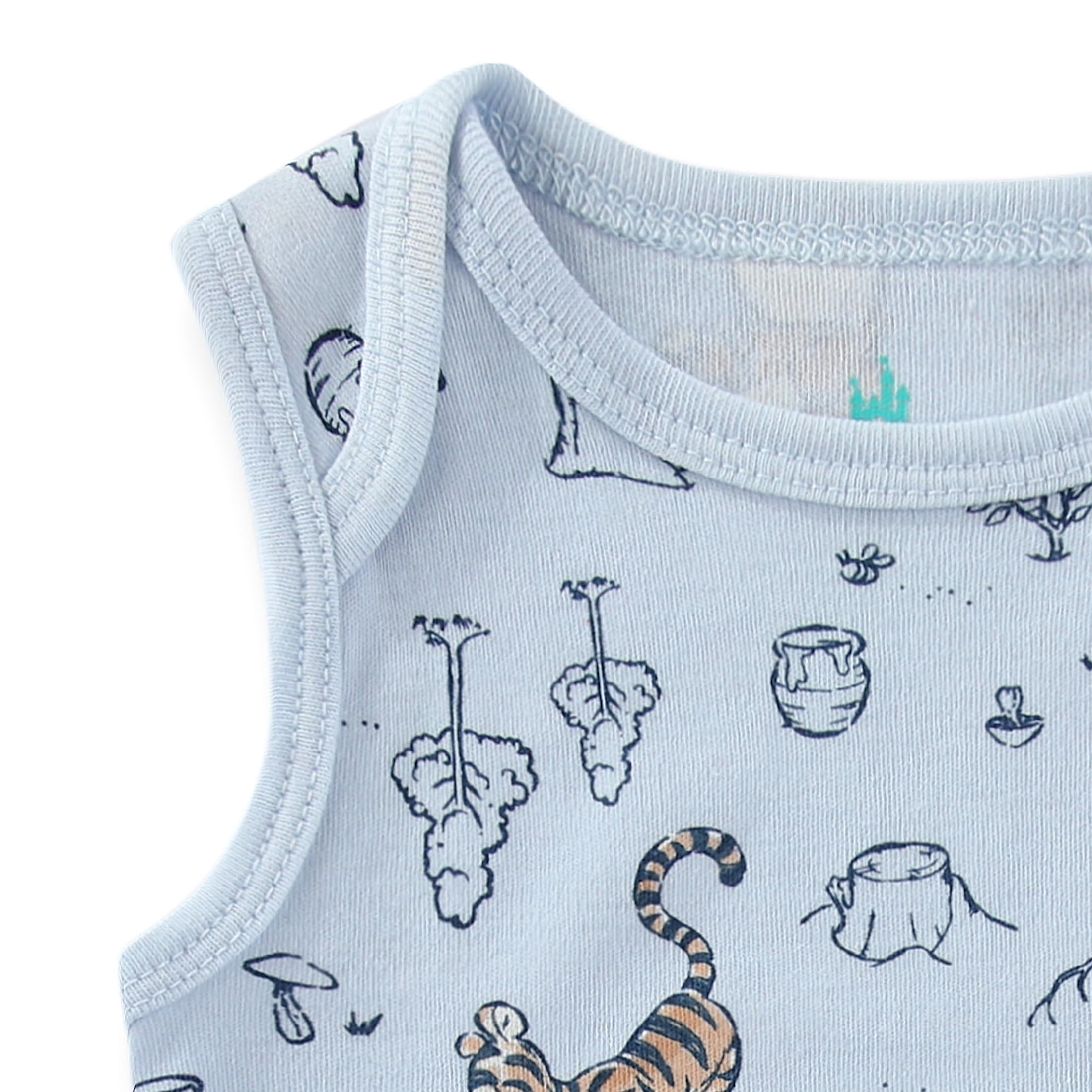 Disney Winnie the Pooh Tigger Sleeveless Bodysuit (Baby Boys), 3 Pack, Sizes 3M-12M