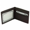 thumbnail image 1 of Leo Mens Mini Leather Wallet, Dark Brown, 1 of 1
