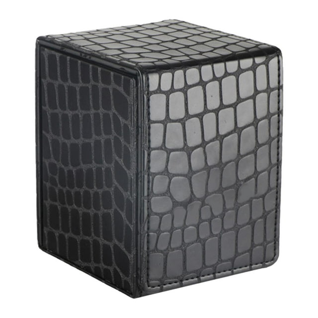 TISHITA Boîte de Rangement Premium pour Cartes à Collectionner, Étui de Rangement Organisateur pour Cartes, Album, Noir