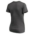 thumbnail image 3 of Women's Heather Gray Detroit Lions Team Lockup V-Neck T-Shirt, 3 of 3