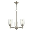 thumbnail image 3 of 4983-BN Millennium Lighting Arlett - 3 Light Chandelier-22.5 Inches Tall and 18.75 Inches Wide-Brushed Nickel Finish    -Traditional Installation, 3 of 4