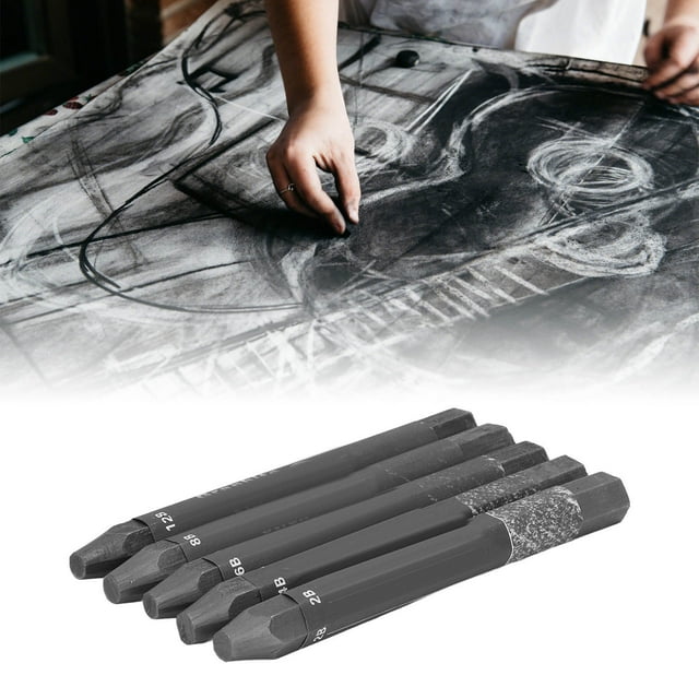 Graphite Sticks, Graphite Rod Harmless Delicate Touch Hex Rod Graphite Powder for Sketching for Watercolor
