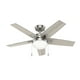 thumbnail image 1 of Ventilador de techo HUNTER Khamsin Níquel 44pulgadas, 1 of 5