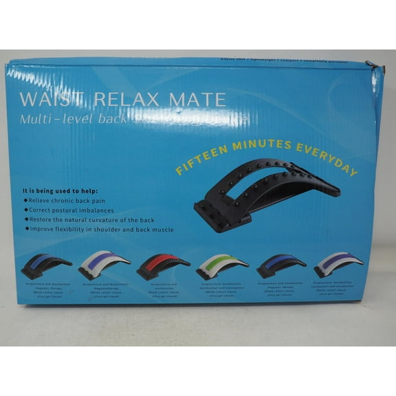 Back Stretcher, Lumbar Back Pain Relief Device - Waist Relax Mate