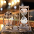 thumbnail image 4 of Linterna de estilo retro, reloj de arena, temporizador, decoración creativa, centro de mesa, adornos para cocina, escritorio, oficina, hogar BLESIY Linterna reloj de arena, 4 of 7