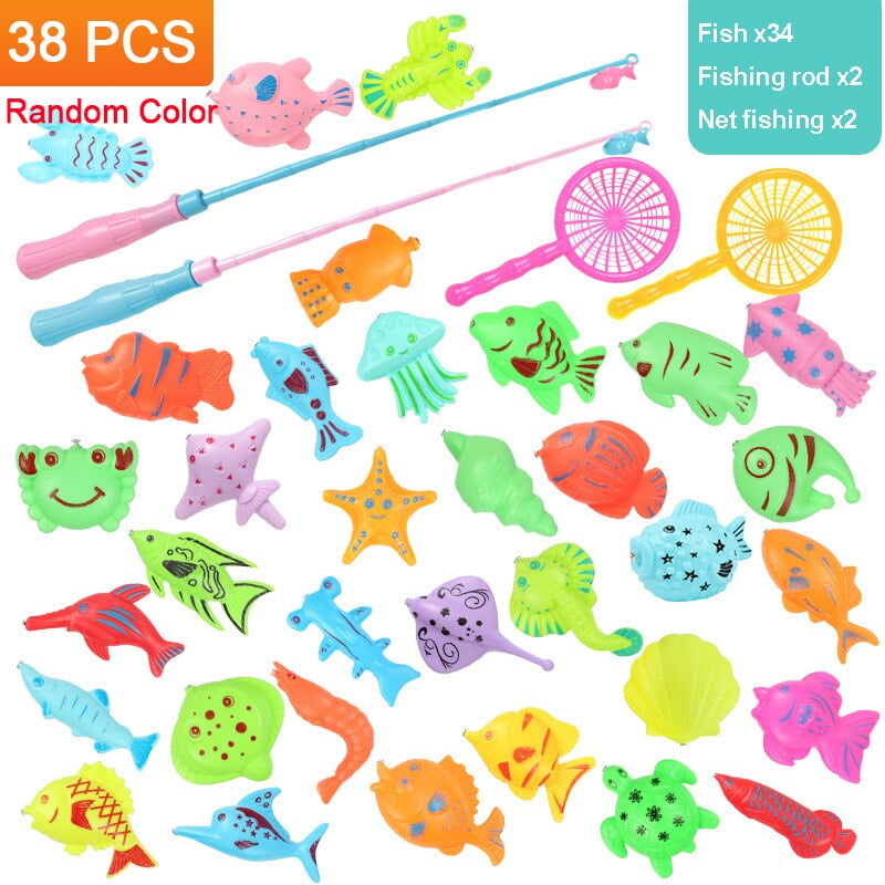 Juego De Pesca Magnética Para Niños – Estanque Inflable Con Patos Flotantes Y 2 Cañas, Ideal Para Interacción Familiar, Fiestas De Verano Y Vacaciones En La Playa
