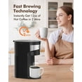thumbnail image 5 of SIFENE 2-in-1 Single Serve Coffee Maker, Compatible with K-Pods & Grounds, Fast Brew, Compact Design, 6-12oz, 5 of 8