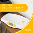 Beurer Digital Scale, Baby and Pet, Curved Weighing Platform, Weighs Up