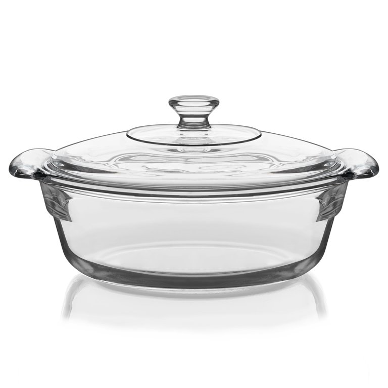 Pyrex Deep 6-Piece Glass Baking Dish Set with Lids, Glass Bakeware