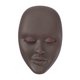 thumbnail image 5 of Cabeza de maniquí para pestañas, peinado, extensiones de pestañas, maquillaje. Color café, 5 of 9