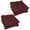 Burgundy, variant on 16-inch Solid Twill Square Tufted Chair Cushions (Set of 4)