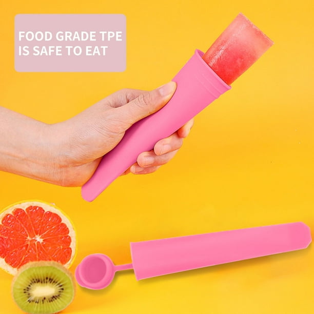 Sentmoom 1PC Silicone Push Up Frozen Stick Ice Cream Yogurt Jelly Lolly Maker Mould