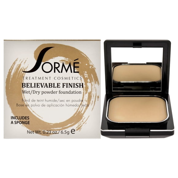 Sorme Cosmetics Base Base de maquillaje en polvo Believable Finish - Marfil clásico 0.23 oz Sorme Cosmetics Base 0.23 oz