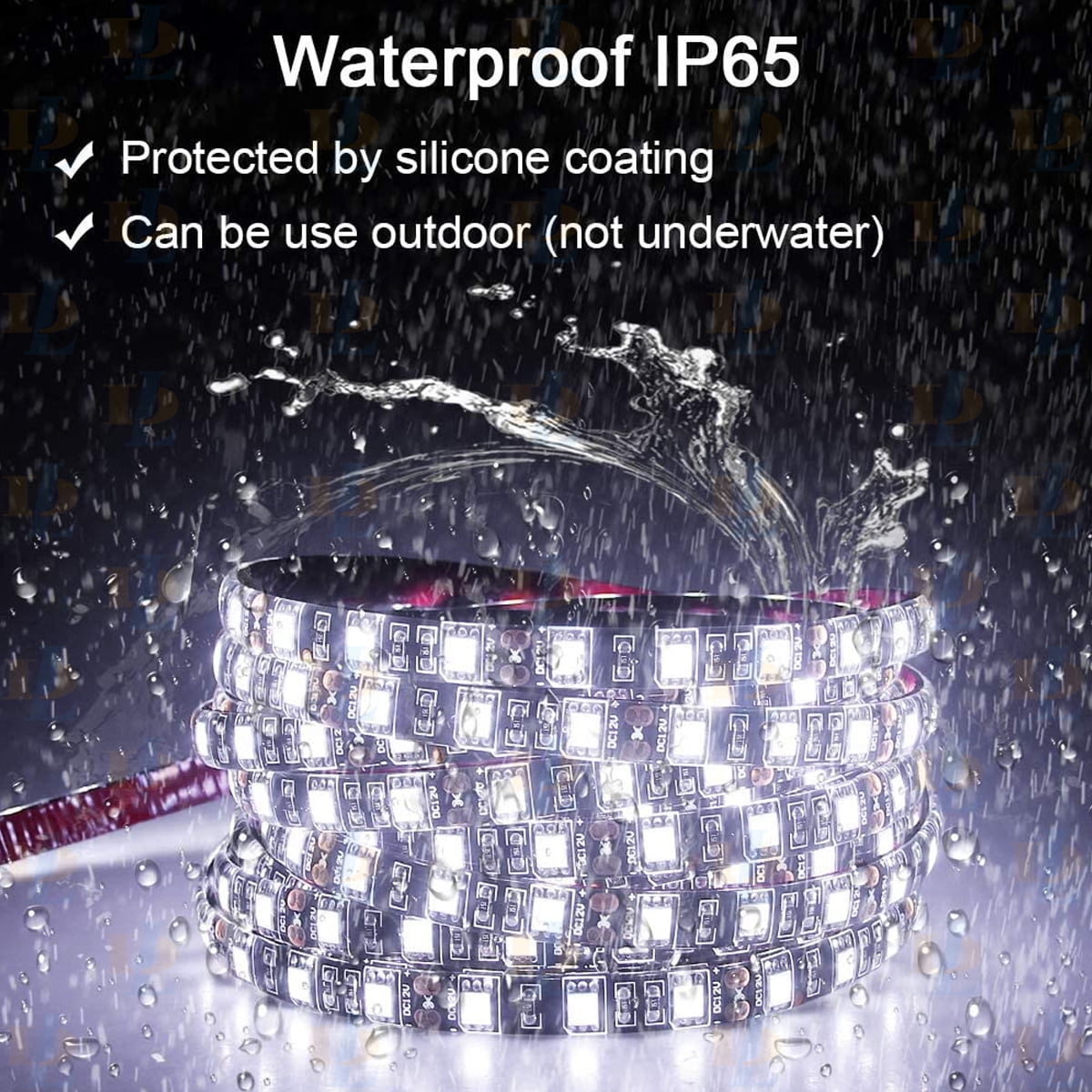 12W 5 Meter 300 LED 2835 Cool White Waterproof Led Strip Super bright Light