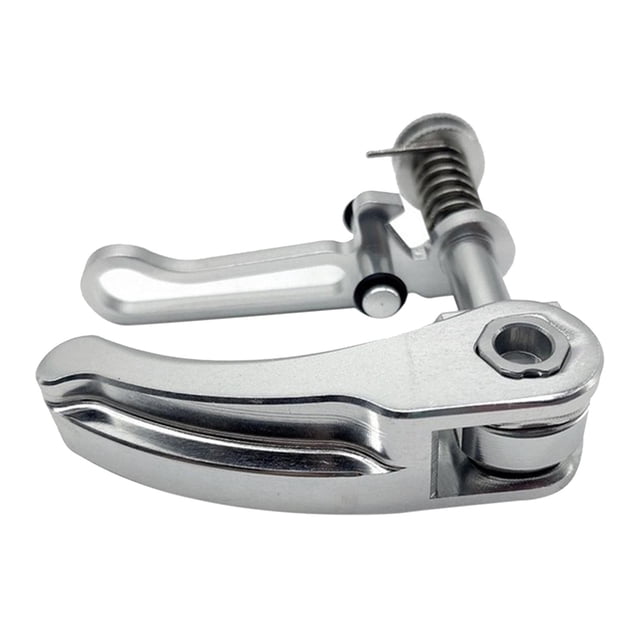 Bicicletas plegables abrazaderas de tubo de asiento Clips de sillín para bicicletas Bromptom, accesorios de Bicicletas plegables, diámetro. 9mm Plata Soledad Abrazadera de tija de sillín de bicicleta plegable