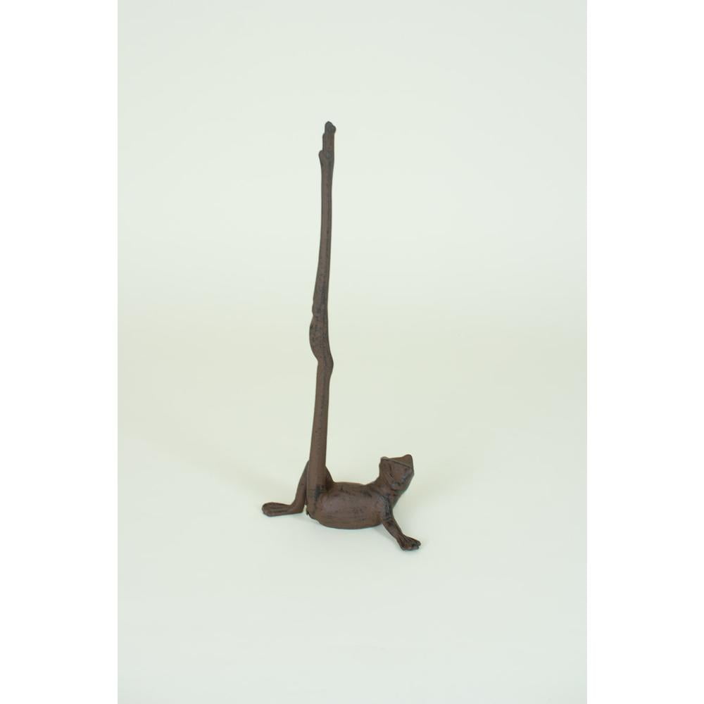 Kalalou Inc Cast Iron Frog Paper Towel Holder