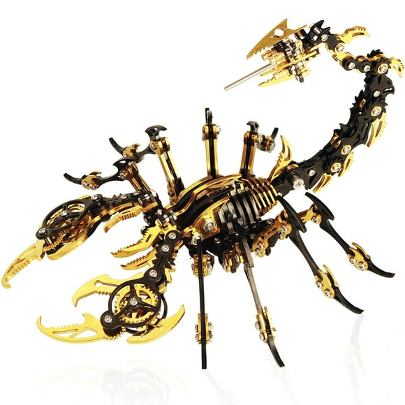 Kits de maquetas de metal 3D Yuezudpo Scorpion de Metal Puzzle para adultos