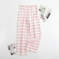 thumbnail image 2 of hotojiny Pajama Pants for Women Soft Comfy Fuzzy Pj Bottoms with Pockets Cute Striped Sleepwear for Cold Weather S-3Xl, 2 of 6