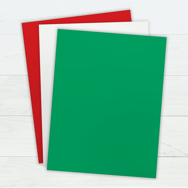 Printworks Holiday Paper, Red, White & Green, 8.5 x 11, 300 Sheets