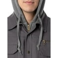 thumbnail image 6 of Wells Lamont Quilted Flex Canvas Thermal Sherpa Lined Shirt Jacket, 6 of 11