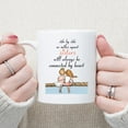 thumbnail image 3 of Waldeal Sister Coffee Mug, Side by Side Or Miles Apart Sisters Will Always Be Connected by Heart, Funny Galentine's Day Gift for Bestie Best Friends, 11 oz Bone China White, 3 of 8