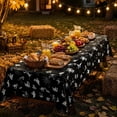 thumbnail image 5 of Sulaicai Halloween Disposable Plastic Tablecloth, 54" x 108" Pumpkin Ghost Skull Pattern Rectangular Table Cover, Waterproof Table Cloth for Holiday Party Decorations, 5 of 5