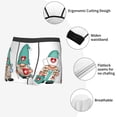 thumbnail image 3 of Yiaed Guomei doctor Print Men's Soft Cotton Boxer Shorts Breathable Boxers Underwear Moisture-Wicking Underwear Stretch Boxer Briefs for Man-X-Large, 3 of 5