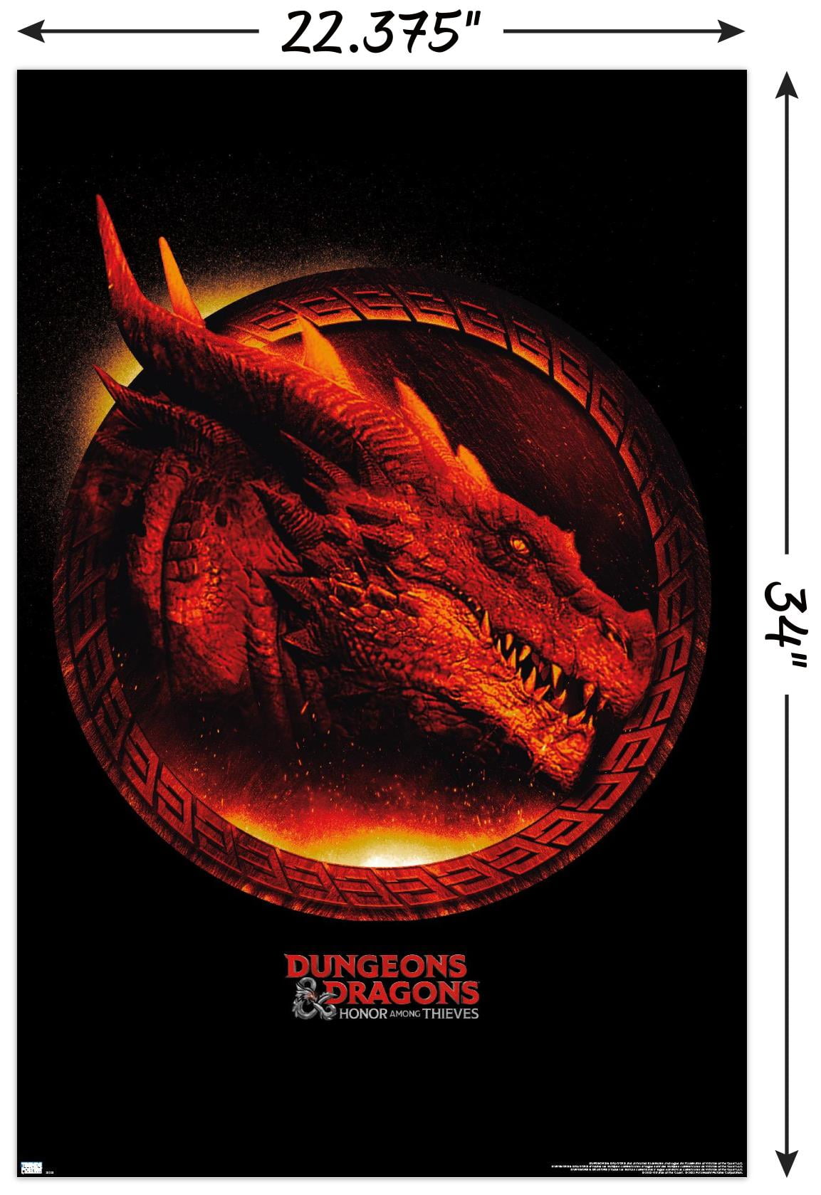 Dungeons And Dragons - Honor Among Thieves - Dragon Wall Poster, 22.375" x 34"