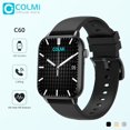 thumbnail image 2 of Reloj inteligente COLMI C60 de 1,9 pulgadas con pantalla completa y llamadas Bluetooth, Monitor de ritmo cardíaco y sueño, 100 modelos deportivos, reloj inteligente para hombres y mujeres Deng Xun unisex, 2 of 2
