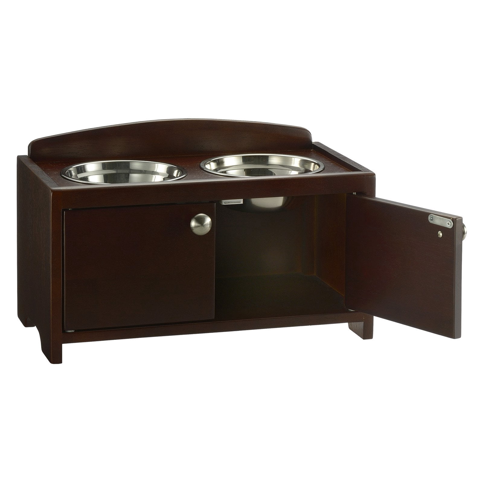 Elegant Wooden Pet Feeder M