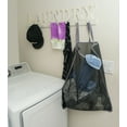thumbnail image 4 of Contemporary Home Living 26" Charcoal Black Bath Mesh Laundry Hamper Bag, 4 of 6