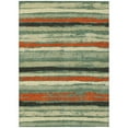 thumbnail image 2 of Addison Rugs Chantille Indoor/Outdoor Transitional Stripes Sage Washable Rectangle Rug, 8' x 10', 2 of 6