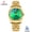 All Golden Green Surface, variant on Gold mechanical watch with steel strap for men, fashionable trendy business mechanical watch, men's wristwatch, stylish and trendy business watch