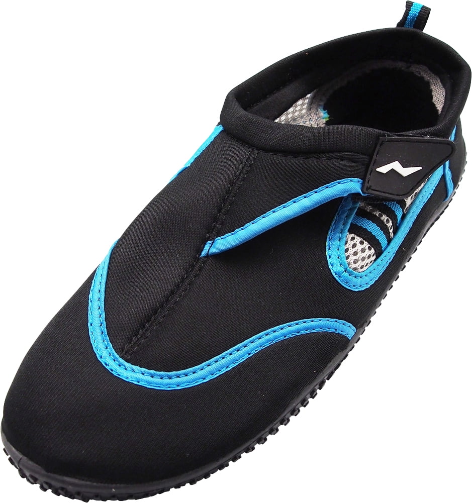 Get Fit Mens Water Shoes Aqua Beach Lightweight Slip On Pool Sea Surf Trainers 