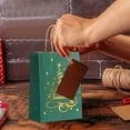 thumbnail image 6 of Darzheoy 12Pcs Christmas Kraft Gift Bags Portable Shopping Bags Tote Bags Stamping Christmas Paper Bags Party Gift Wrapping Bags, 6 of 6
