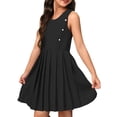 thumbnail image 1 of EnJoCho Robe Débardeur Plissée Style Collège pour Filles Automne Performance Jupe Grande Tenue Scolaire Préadolescente Chic, 1 of 5